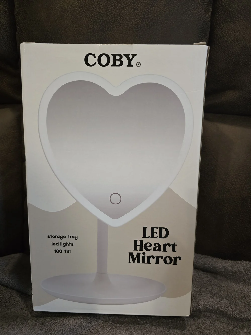 Soft Rose LED Vanity Mirror – Rectangle & Heart Options